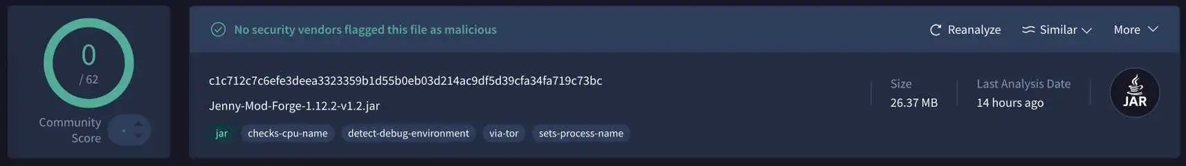 Jenny Mod 1.12.2 (Updated 2026) With Fapcraft (Java & MCPE) 6 JennyMod Safety Report